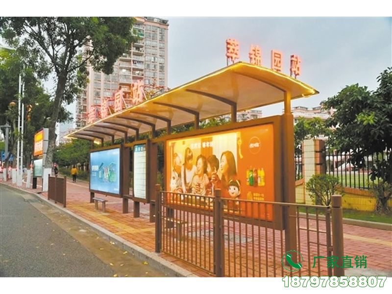 惠民县城市公车站台候车亭
