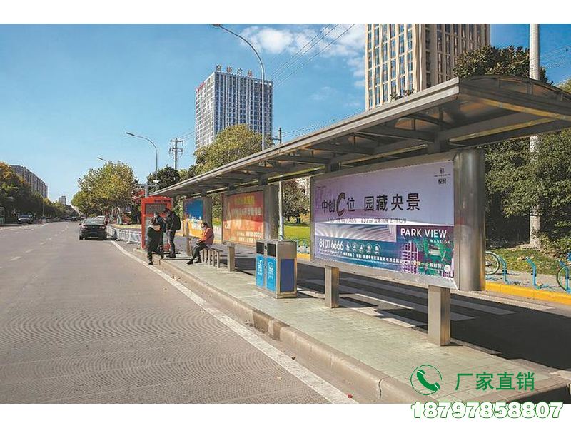 平原县标准新型公交车候车亭