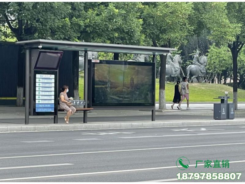 曹县标准创意公交车等候亭