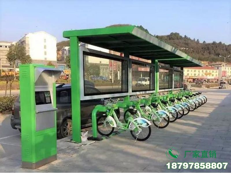 临邑县公交站点共享自行车棚