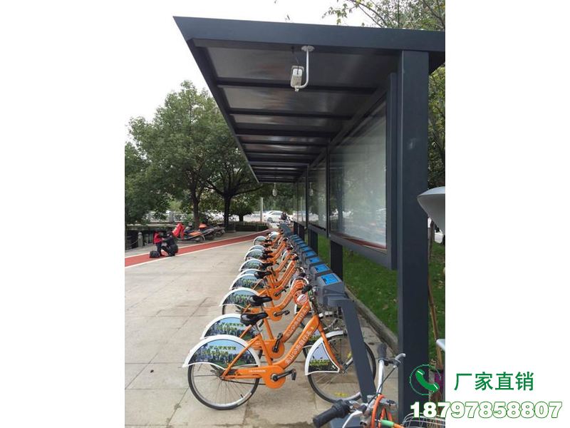 东阿县智能共享自行车停放棚