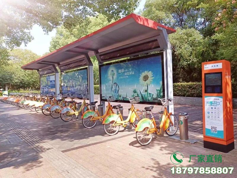 滨州城市中心智能共享单车候车棚